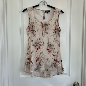 Tamara H pleated sheer blouse size small